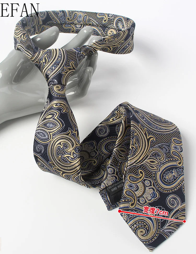 

Fashion Retro Men's Tie 7cm Groom Wedding Formal Ties Flower Floral Jacquard Necktie Accessories Daily Wear Cravat Party Gift