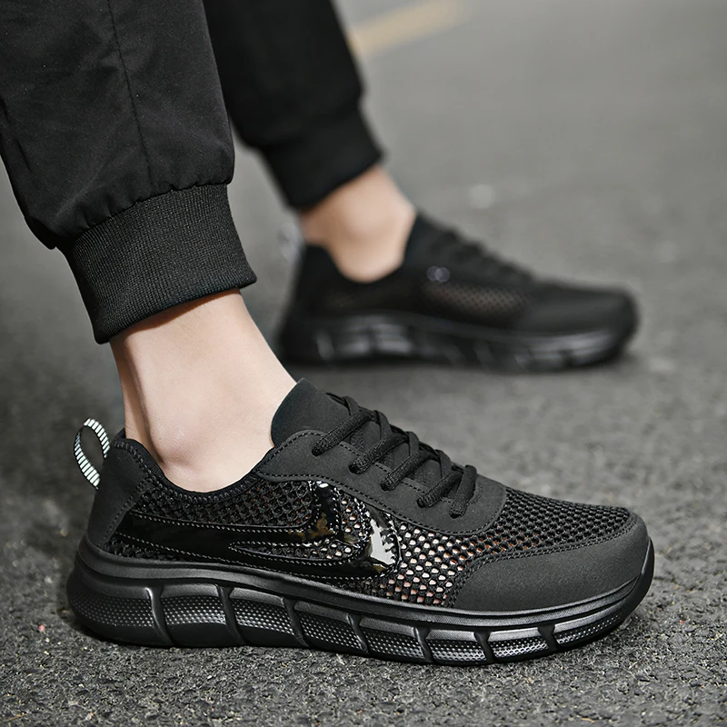 

Summer Mesh Shoes Large Size Men's Shoes Lightweight Mens Sneakers Mens Gym Shoes Zapatos Casuales De Los Hombres