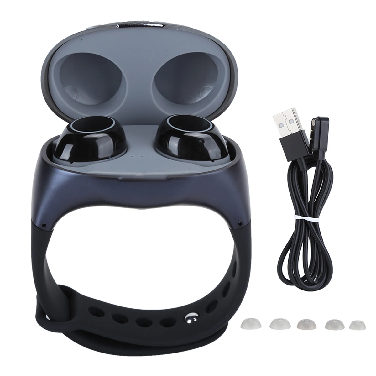 

Беспроводные наушники HM50 BT, портативные наручные часы, наушники с двойным микрофоном, спортивные стерео наушники с зарядным устройством