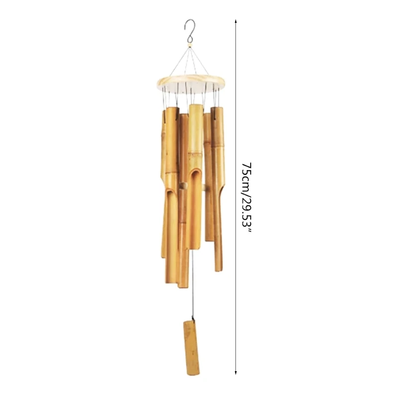 

Hanging Wood Bamboo Wind Chime Dream Catcher Prism Decor Rainbow Window Hanging Wood Bamboo Wind Chime Dream