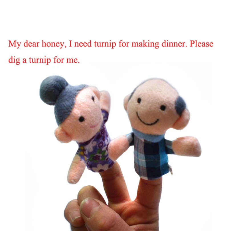 8 шт. набор кукол из мультфильма Семья пальцев Короткие Плюшевые Детские Игрушки