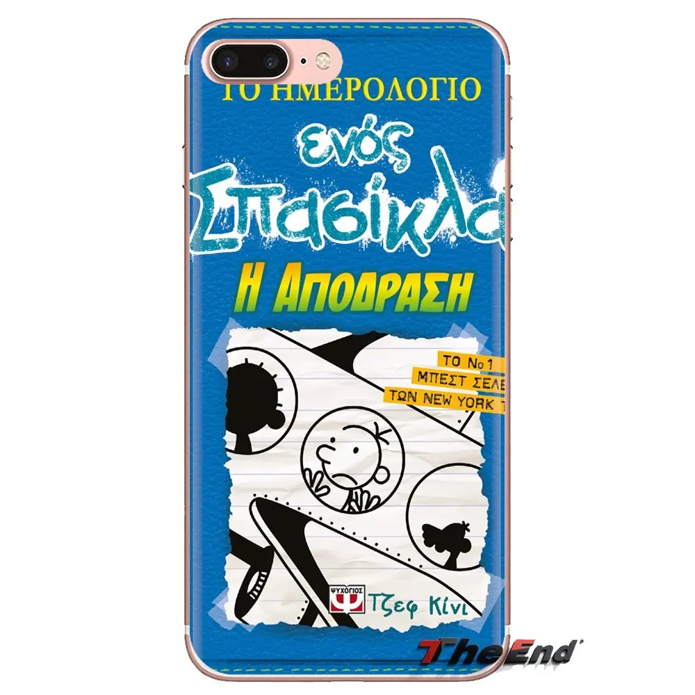 For Samsung Galaxy S2 S3 S4 S5 MINI S6 S7 edge S8 S9 Plus Note 2 3 4 5 8 Coque Fundas TPU Silicone Case The Diary of a Wimpy Kid |