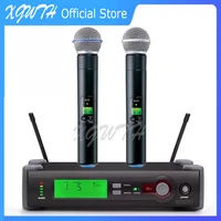 slx24 beta58a sm58 sm 58 uhf wireless microphone system recording studio dynamic cardioid handheld mic karaoke dj microfone