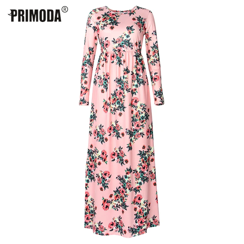 Женское длинное платье макси с принтом 7 цветов|Женские платья| |