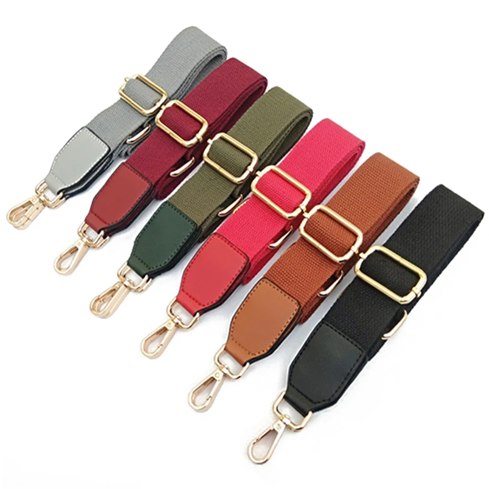 Hot Bag Strap for Women Shoulder Hand Messenger Belt Accessories Handle Solid Color Cotton Tape Crossbody Wide |
