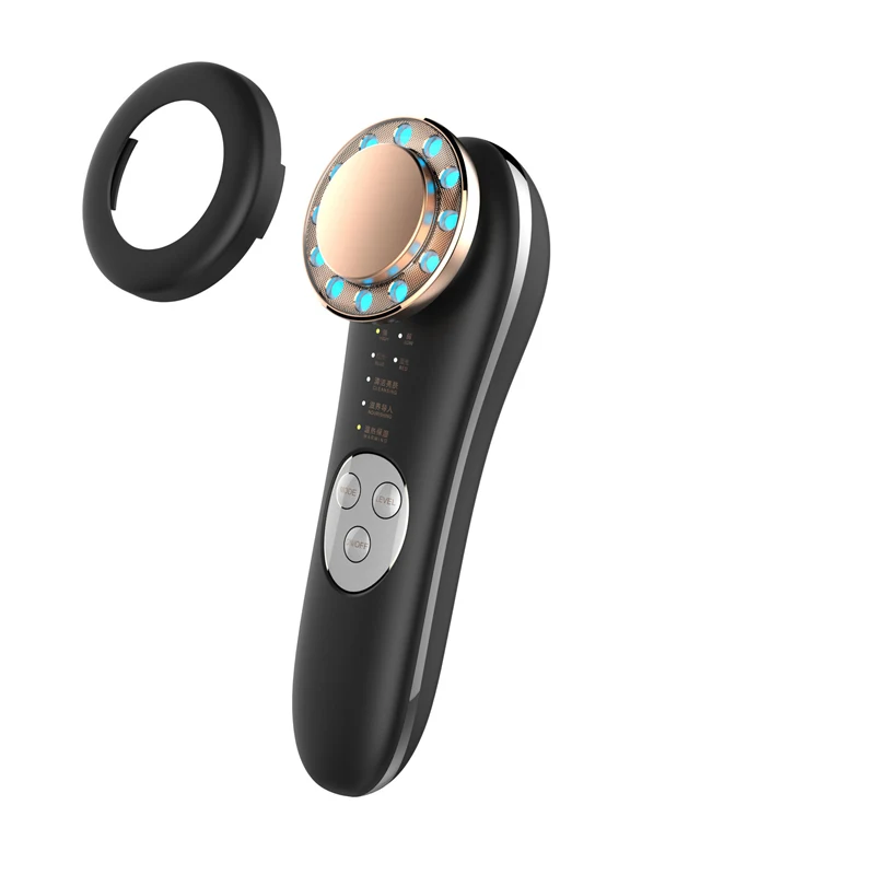 

Muti-Skin Care Tool 7 in 1 LED Facial Massager Photon Ultrasonic Face Lifting Device Wrinkle Remover Anti Aging Beauty Machine