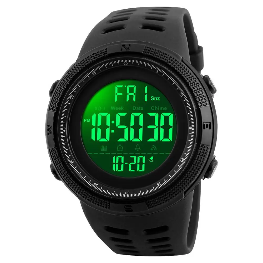 

2020 Luxury Top Brand Big Dial Led Digital Watch Military Army Analog Male Sports Hand Clock Waterproof Black Cost Wrist Watch