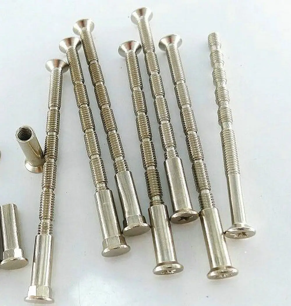 

10Pcs Snap-Off Anti-Theft Cuttable Screws With Hexagonal Sleeve Fixings M4 X 60/70/80/90/100/110/120mm Door Handle Spare Parts