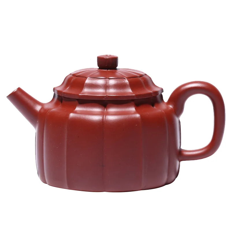 

Yixing mine Dahongpao purple clay pot famous handmade Jinwen Dezhong teapot and tea set