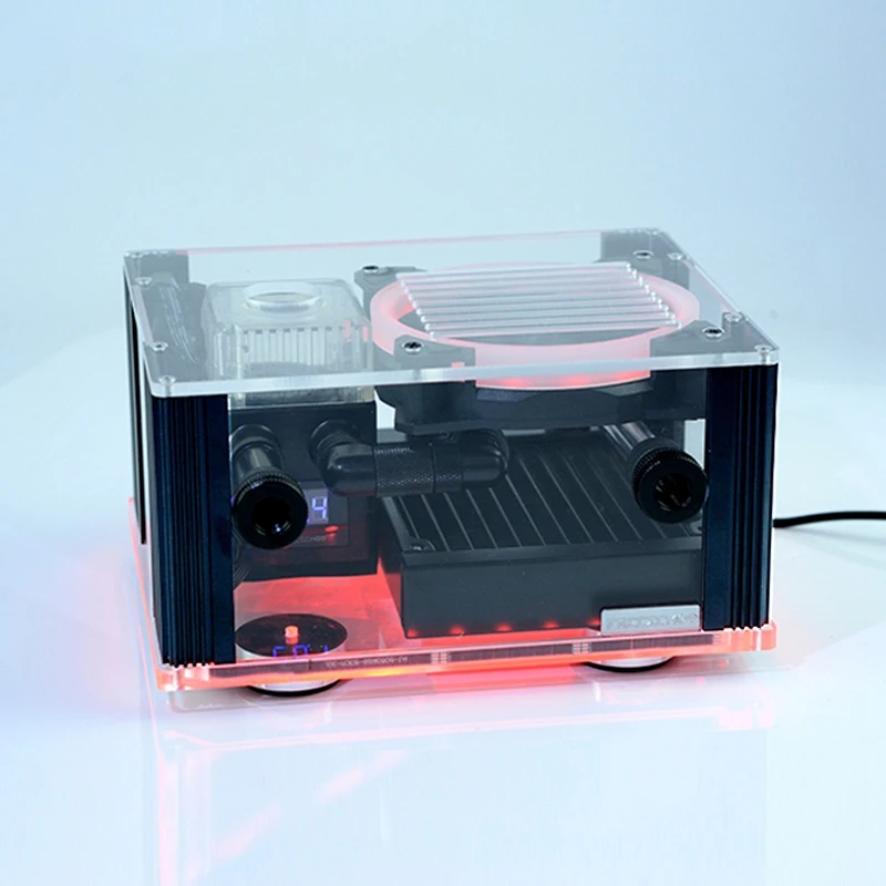 

HOT-FREEZEMOD BOX-12YT External Water Cooling Integrated ligent Box Temperature Display RGB Effect