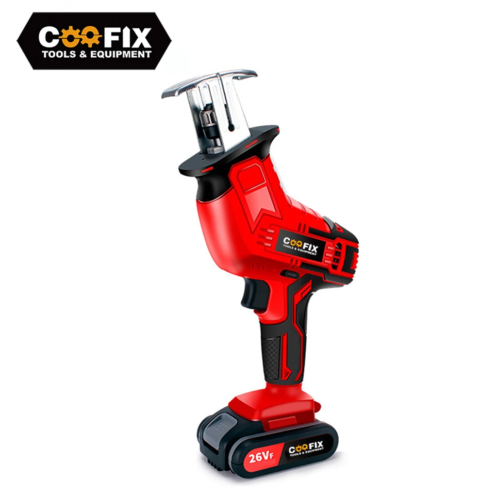 

Беспроводная сабельная пила Coofix, электрическая пила с регулируемой скоростью, Сабельная пила, портативная пила для резки дерева, металла, б...