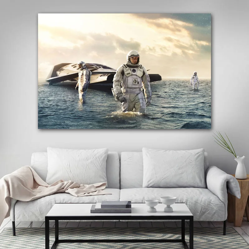 Настенные художественные плакаты с изображением интерстеллара астронавта