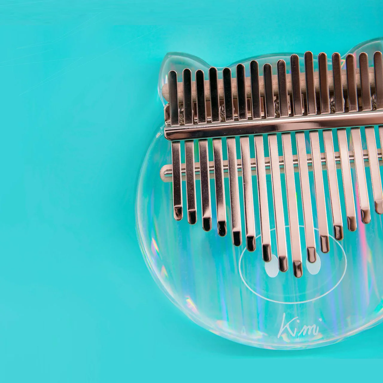Kimi Crystal Transparent Pig 17 Keys acrylic Kalimba bag Musical instrument vibraphone Xylophone Keyboard Children Thumb piano