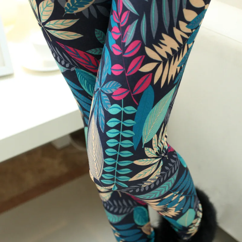 

Rainforest print Leggings Women Sexy Pants Push Up Leggings Fashion Fitness Leggins Gym Sporting Plus Size High Waist Trousers