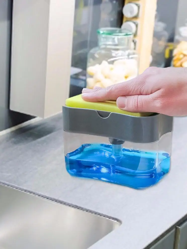 Пластиковый контейнер для хранения в кухонной раковине лоток дозатор губки и
