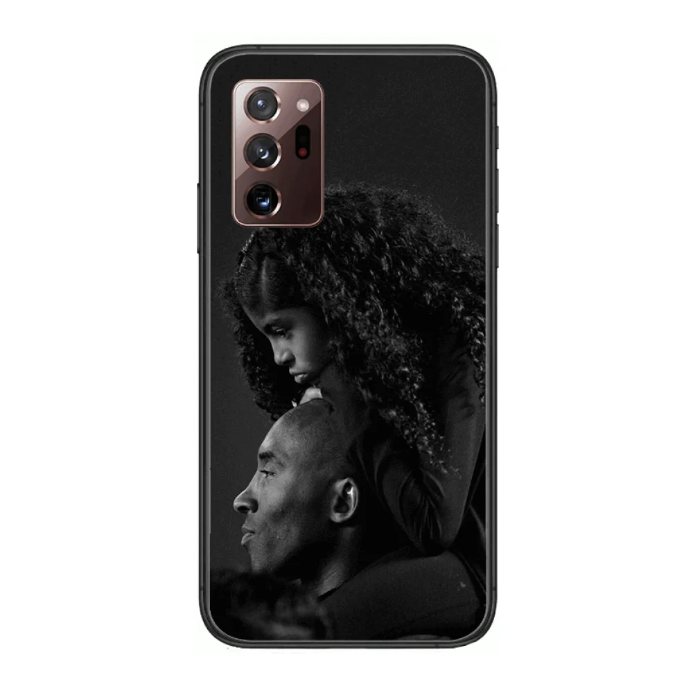 

Jersey number 24 basketball Phone Case cover hull For SamSung note20 10 9 8 4 pro plus black prime soft bumper Transparent