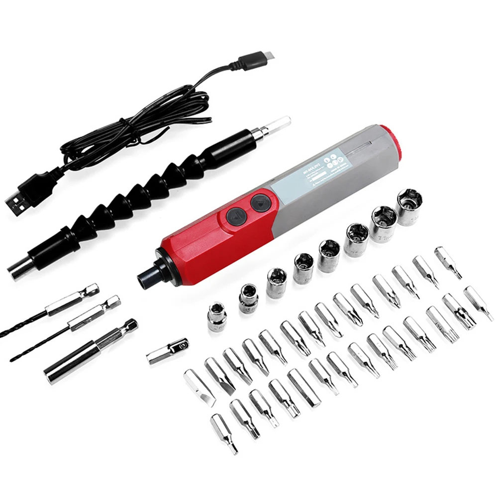 Шуруповерт Электрический Аккумуляторный с зарядкой от USB 4 2 в|Электрические