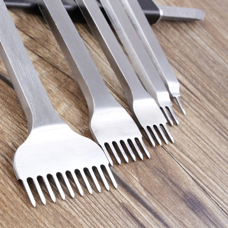 Ручной инструмент удар Gangling вырезать косой отверстие кожаный колет железа Шить