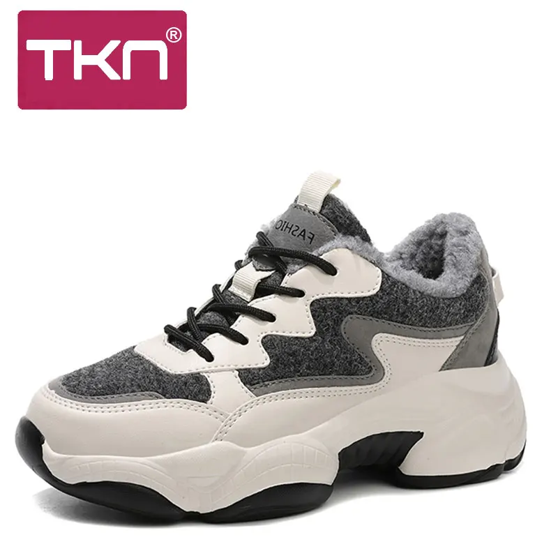 TKN/2019 женские кроссовки Женская легкая дышащая обувь на платформе chaussures femme