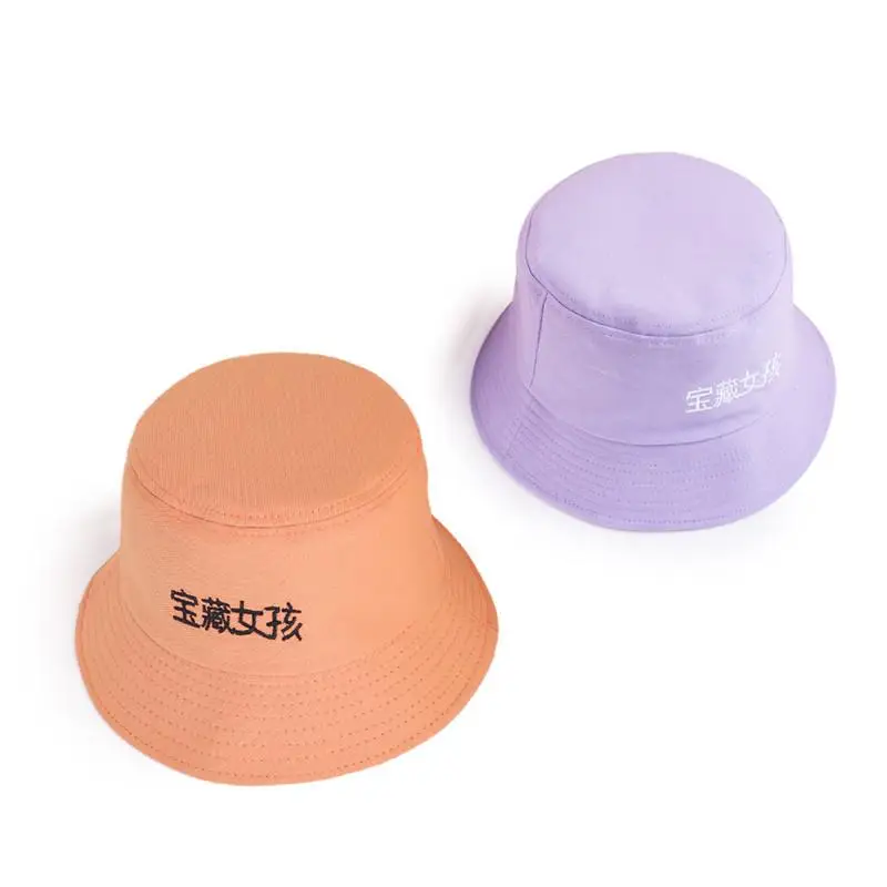 

Cotton Chinese Treasure Girl Bucket Hat Fisherman Hat Outdoor Travel Hat Sun Cap Hats for Men and Women 344