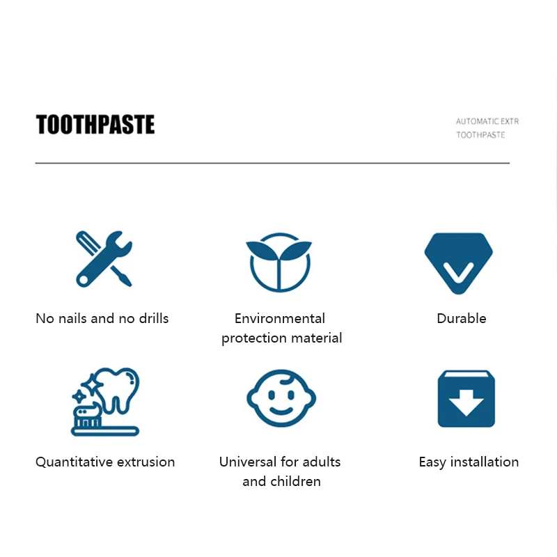 1 шт. Автоматический Дозатор зубной пасты Hand Free Зубная паста сжатие