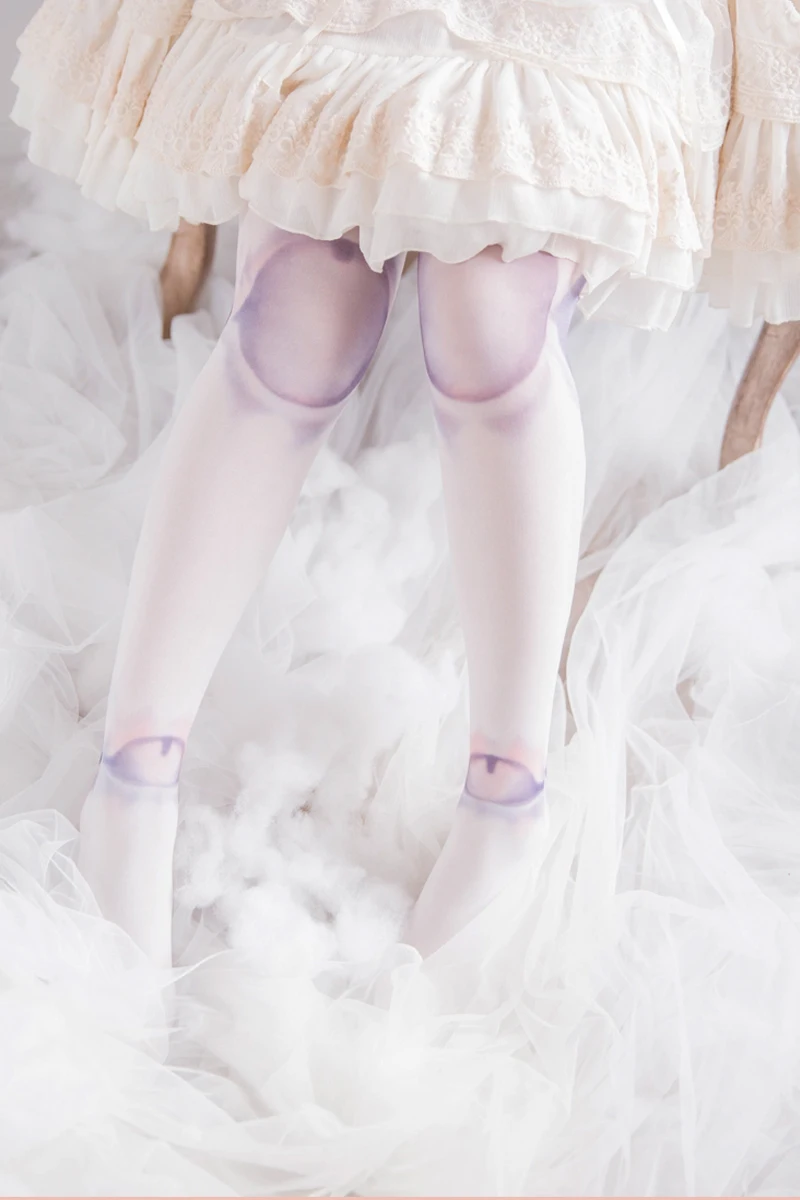 

Japanese Lolita Girls Stockings BJD Ball Joint Doll Legging kawaii Girl Lighttight White Black Tight Pantyhose Silk Stockings