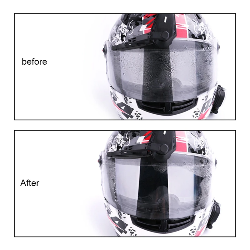 

Helmets Wiper Motorcycle Face Helmet Visor Windscreen Wiper Helmet Accessories for Electric Vehicle Motorcycle Helmets