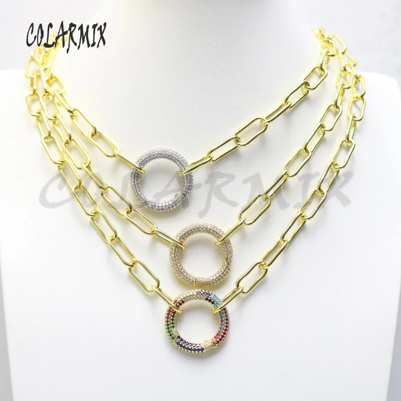 

Ожерелье с круглыми подвесками из 3 нитей с кристаллами, высококачественные циркониевые ювелирные изделия, разные цвета, модные ювелирные а...