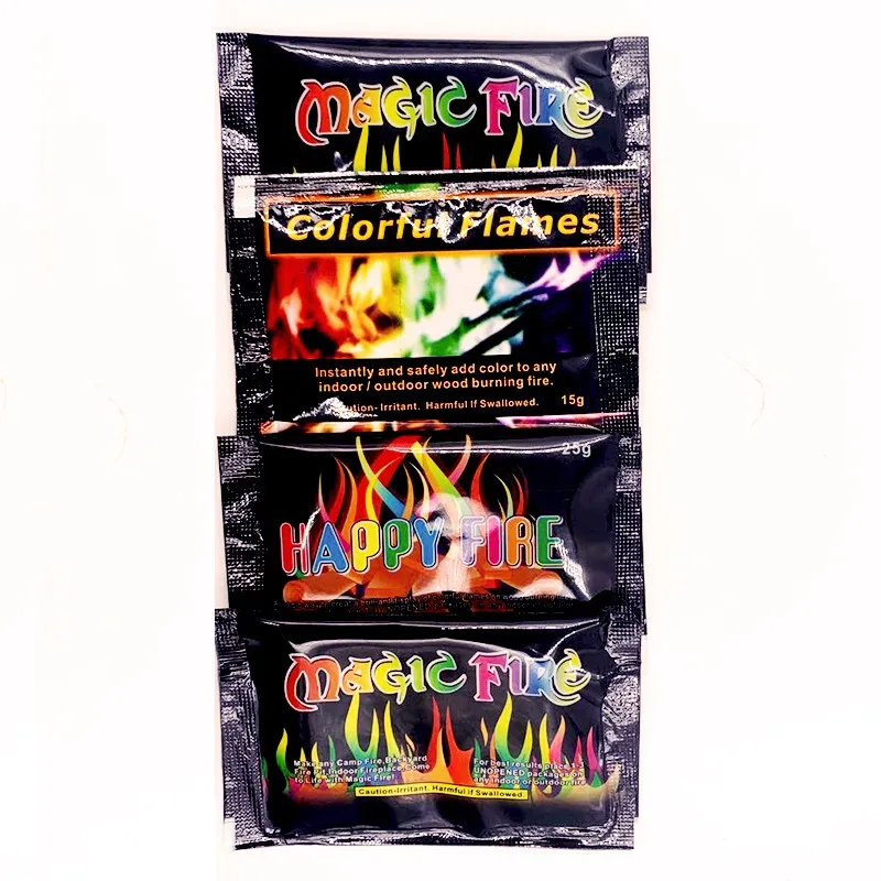 Новый Мистический Огонь окрашенный огненный пламя для костра фейерверк огонь