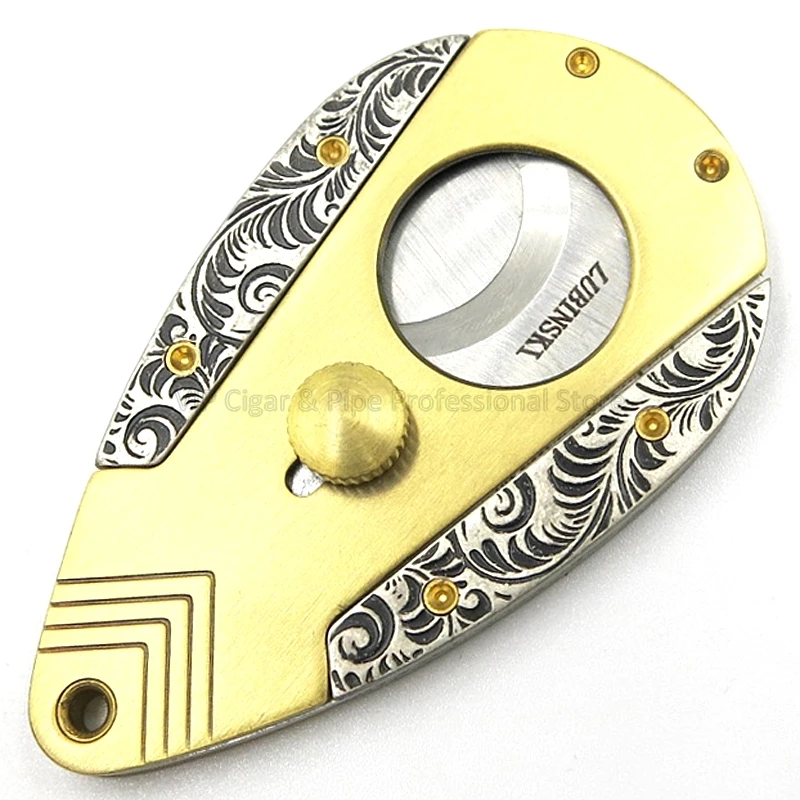 LUBINSKI высококачественная нержавеющая сталь двойные лезвия Супер острый сигарный