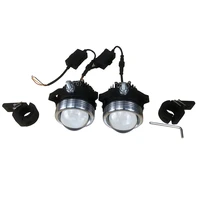 120w 2 8inch 7 84cm universal led far and rear lens car motorcycle fog light plug in off road lights3000k6000k 12v 24v