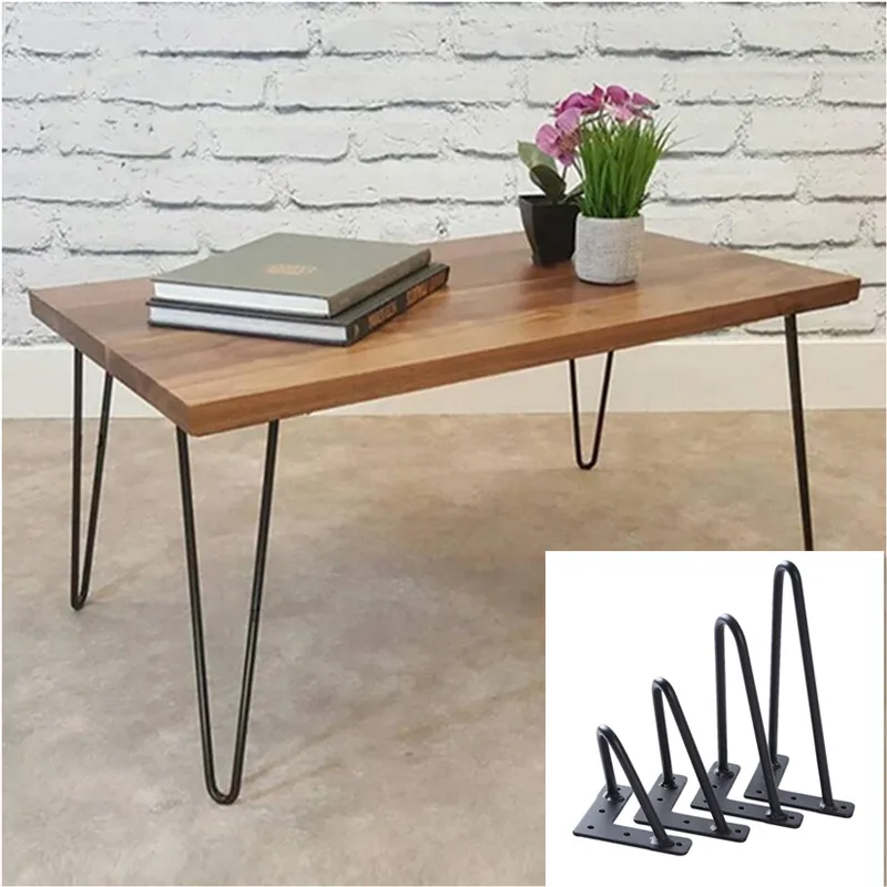 

1Pcs Iron Metal Table Desk Legs Home Accessories For DIY Handcrafts Furniture Table Sofa Furniture Table Leg 100/150/200/250mm