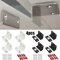 4pc cabinet magnetic catch closures cupboard wardrobe l shaped ultra thin latch hide door closer with screw furniture hardware