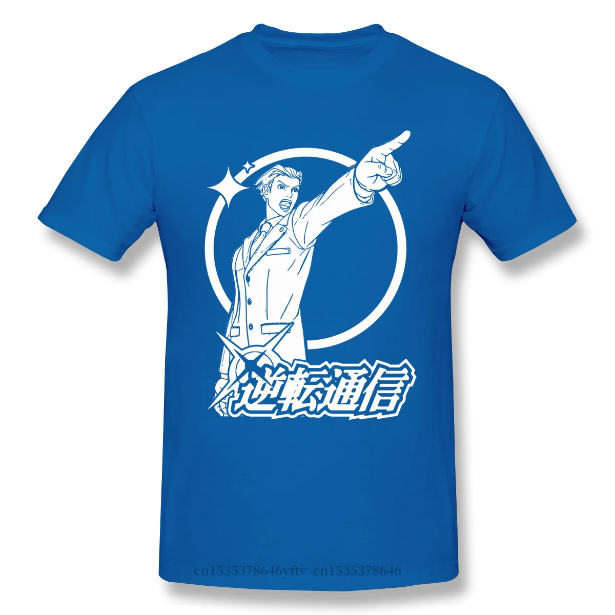 

2021 Leisure Fashion cotton T-shirt Cool Print Funny Phoenix Wright Ace Attorney Miles Edgeworth Mia Fey Games Streetwear