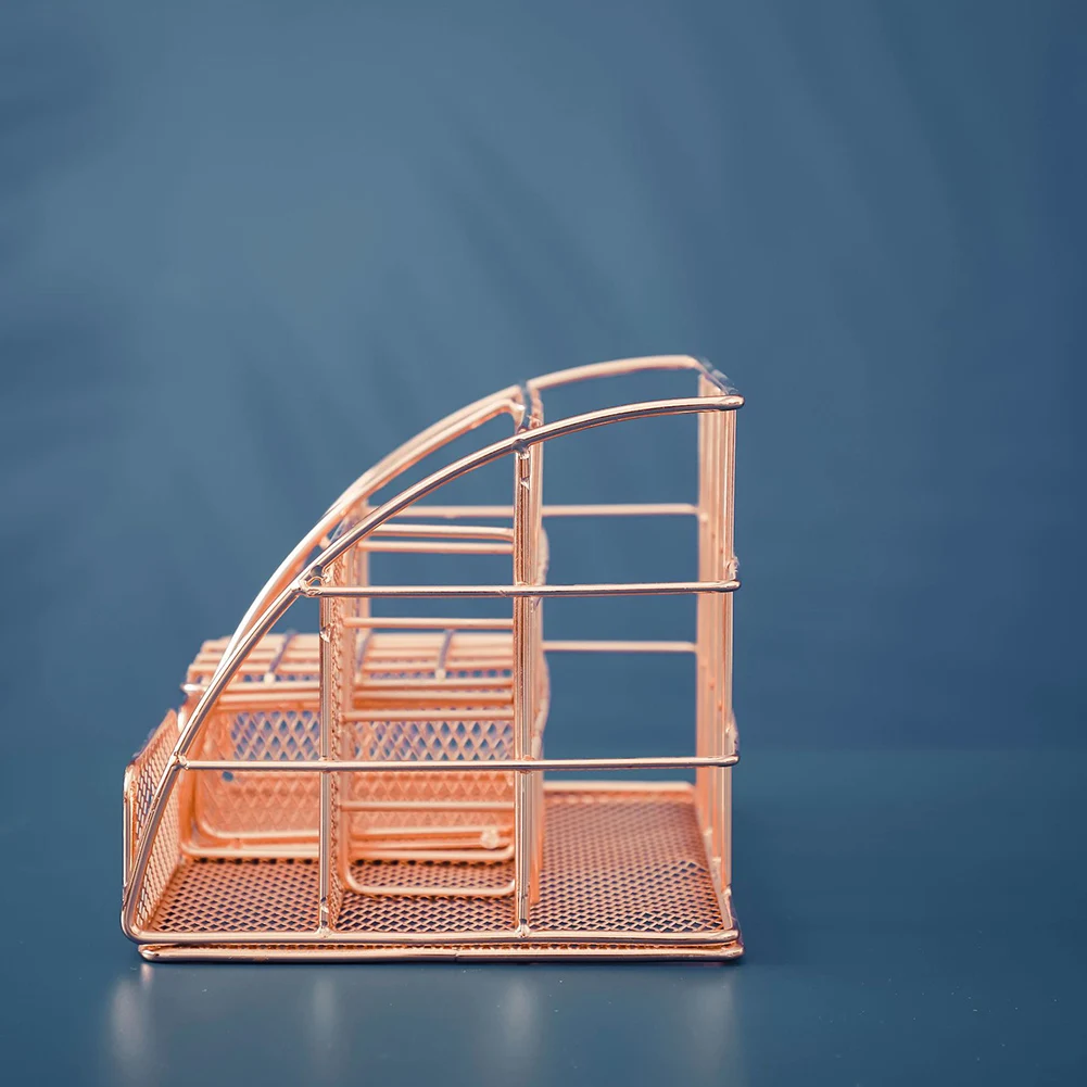 Настольный органайзер аксессуары держатель для ручек железный современный с