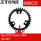 Круглая звезда Stone 86 BCD для k-force SLK 30t 32t 34t 36t 38t 42 46 48T, узкая широкая велосипедная звезда, 86bcd k force