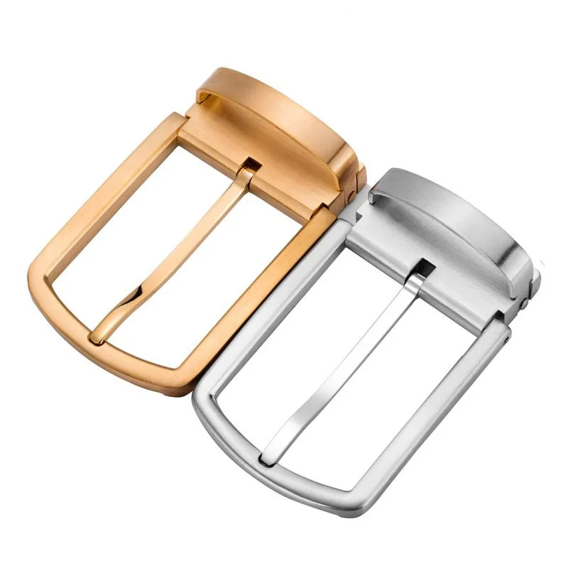 New Male Pure Copper Pin Buckle Pi Dai Tou Solid Brass Pin Buckle High-Grade Belt Head 3.8cm Business Fashion Belt Buckle