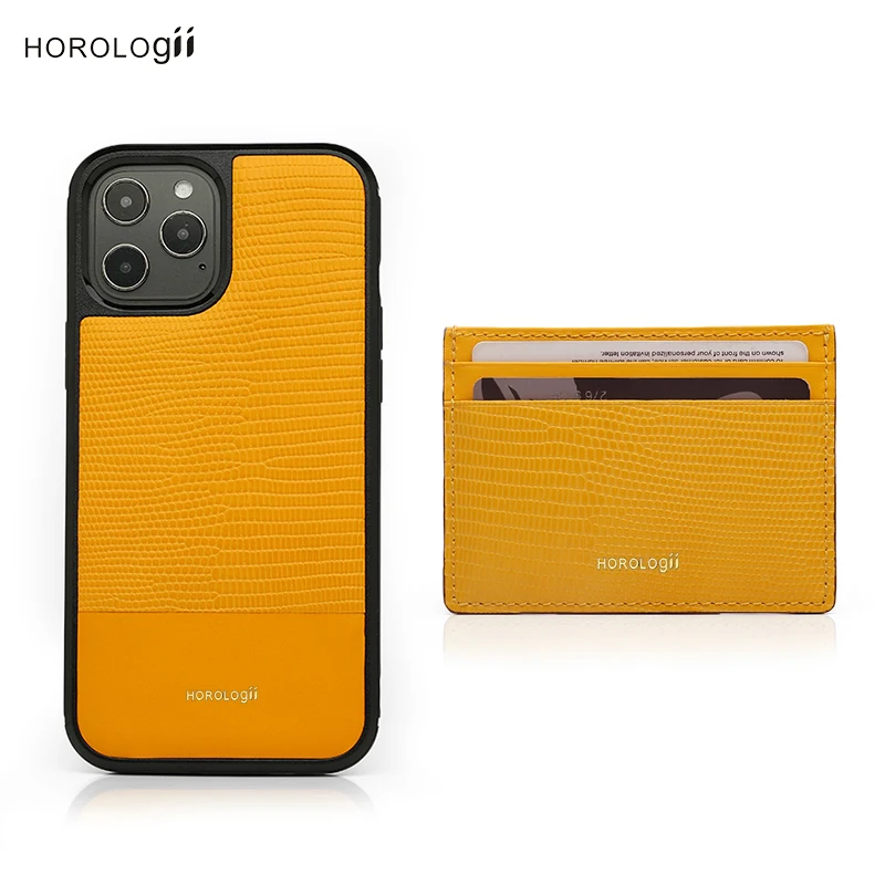 Персонализированный итальянский кожаный чехол horology с инициалами для телефона Iphone 12 11 13 14 Pro Max, желтый сотовый телефон, Прямая поставка