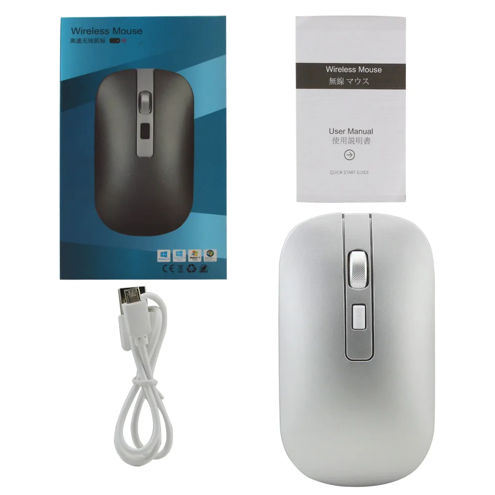 chyi dual mode bluetooth 5 1 2 4g wireless mouse rechargeable silent computer mouse 1600 dpi usb optical slim mice for laptop free global shipping