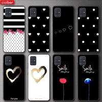heart love flower for samsung galaxy s21 a51 s20 s10 s9 s8 plus ultra s10e a50 a71 a70 a20 a40 note 20 10 9 8 plus soft tpu case
