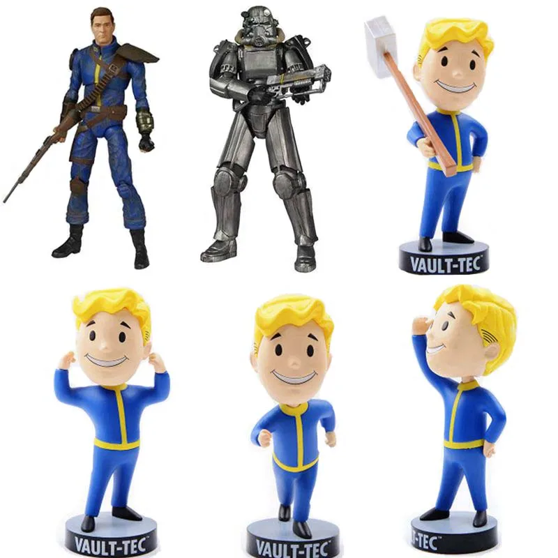 Gaming Heads Fallout 4 vaddle Boy TOY Bobbleheads Серия 1 ПВХ фигурка для детей Рождественская
