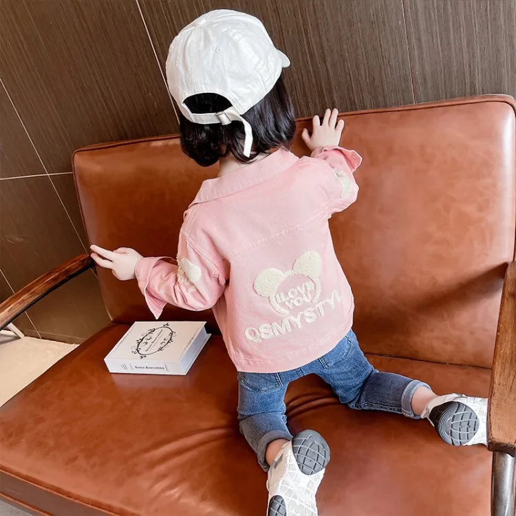 Дешевая рекламная весенняя куртка для маленьких девочек детские пальто детской