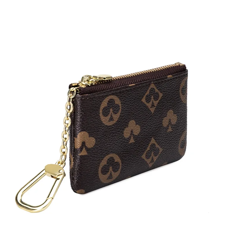 

2021 Classic Fashion Printed Clutch All-match Card Coin Purse Female Mini Zipper Small Bag