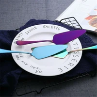 stainless steel triangle spatula cheese spatula toothed cake spatula pizza cake knife