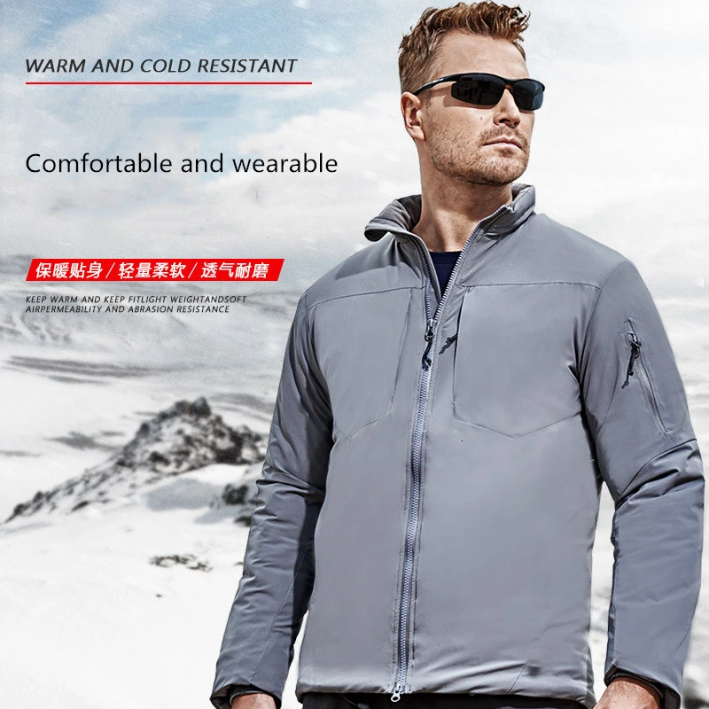 Уличная тактическая куртка водонепроницаемая полиамидная ткань тонкий хлопок