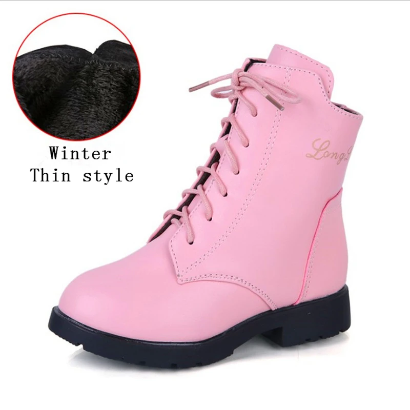 Зимние сапоги для девочек новинка 2019 модная детская обувь принцессы плюшевые до