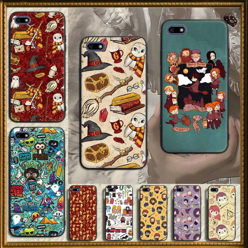 

Movie Harries Potters cartoon Phone Case for Huawei P40 P30 P20 P10 P9 P8 pro lite Plus P SMART 2019 P9 lite Fundas cover