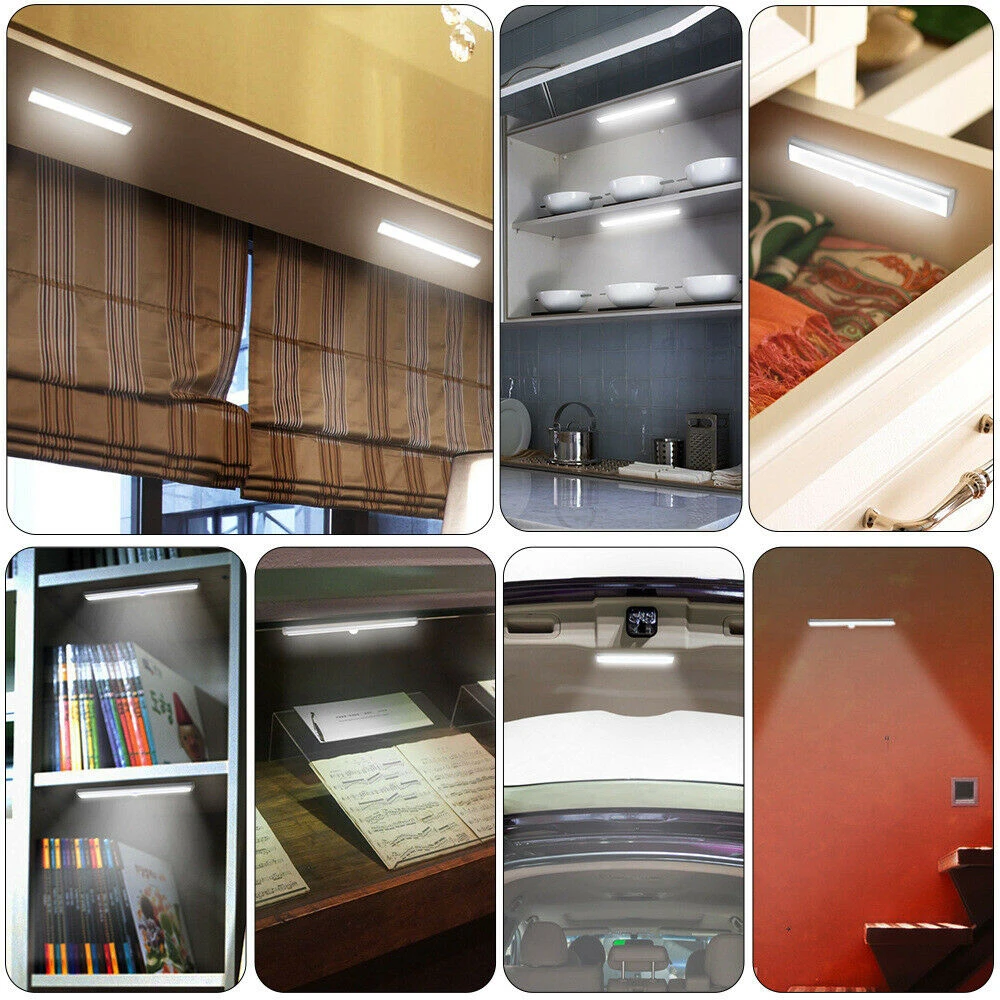 Светодиодная подсветка под шкаф с ИК датчиком движения 24 светодиода USB