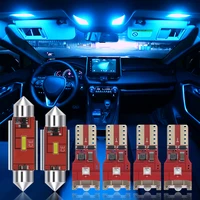 for skoda kodiaq 2017 2018 2019 2020 9pcs 12v car led bulbs interior reading lamps vanity mirror lights trunk light accessories