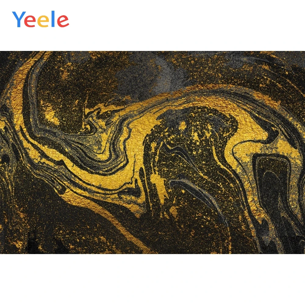 Yeele Фотофон для еды домашних животных блестящие жидкие мраморные вены фоны
